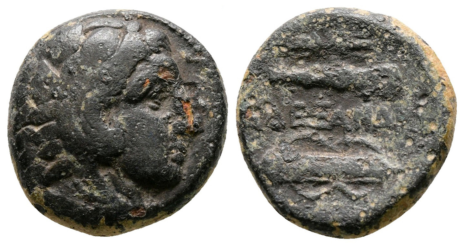 With House of Emirates® We give you the chance to own a piece of majestic history, a bronze coin from Alexander The Great period.