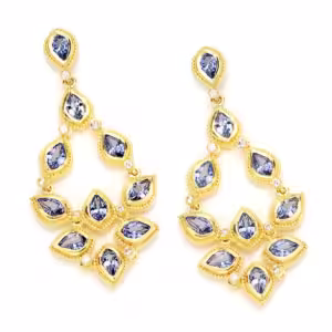 Luminous Blue Sapphire and Diamond