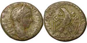 Elagabalus (218-22) Syria, Antioch. Bilon Tetradrachm