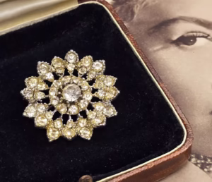 Victorian Blooming Flower Brooch 1850s