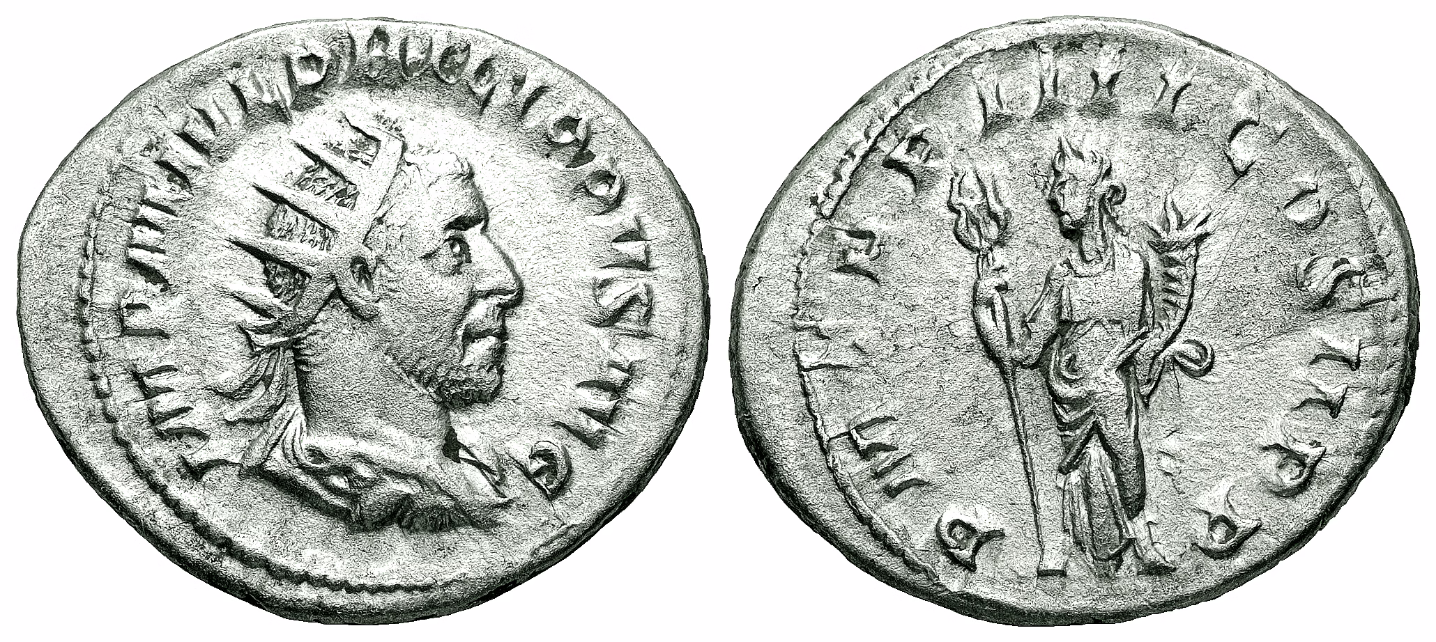 Philip I the arab, AD 244-249. AR, Antoninianus.