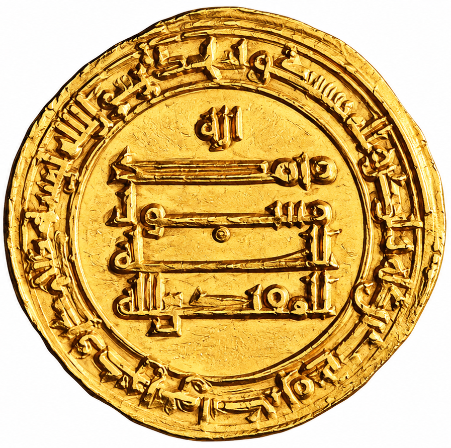 Al-muqtadir gold abbasid dinar