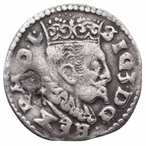 POLAND. Sigismund III Vasa (1587-1632) AR 3 Groschen