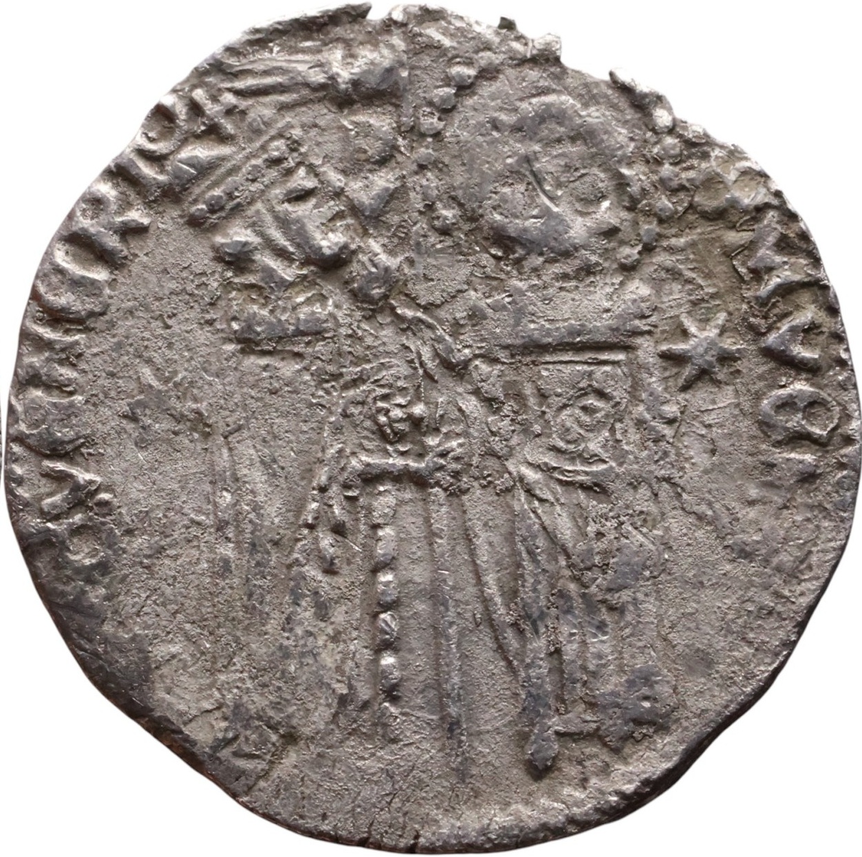 Venice: Silver Grosso of Doge Antonio Venier 1382–1400 - Image 2