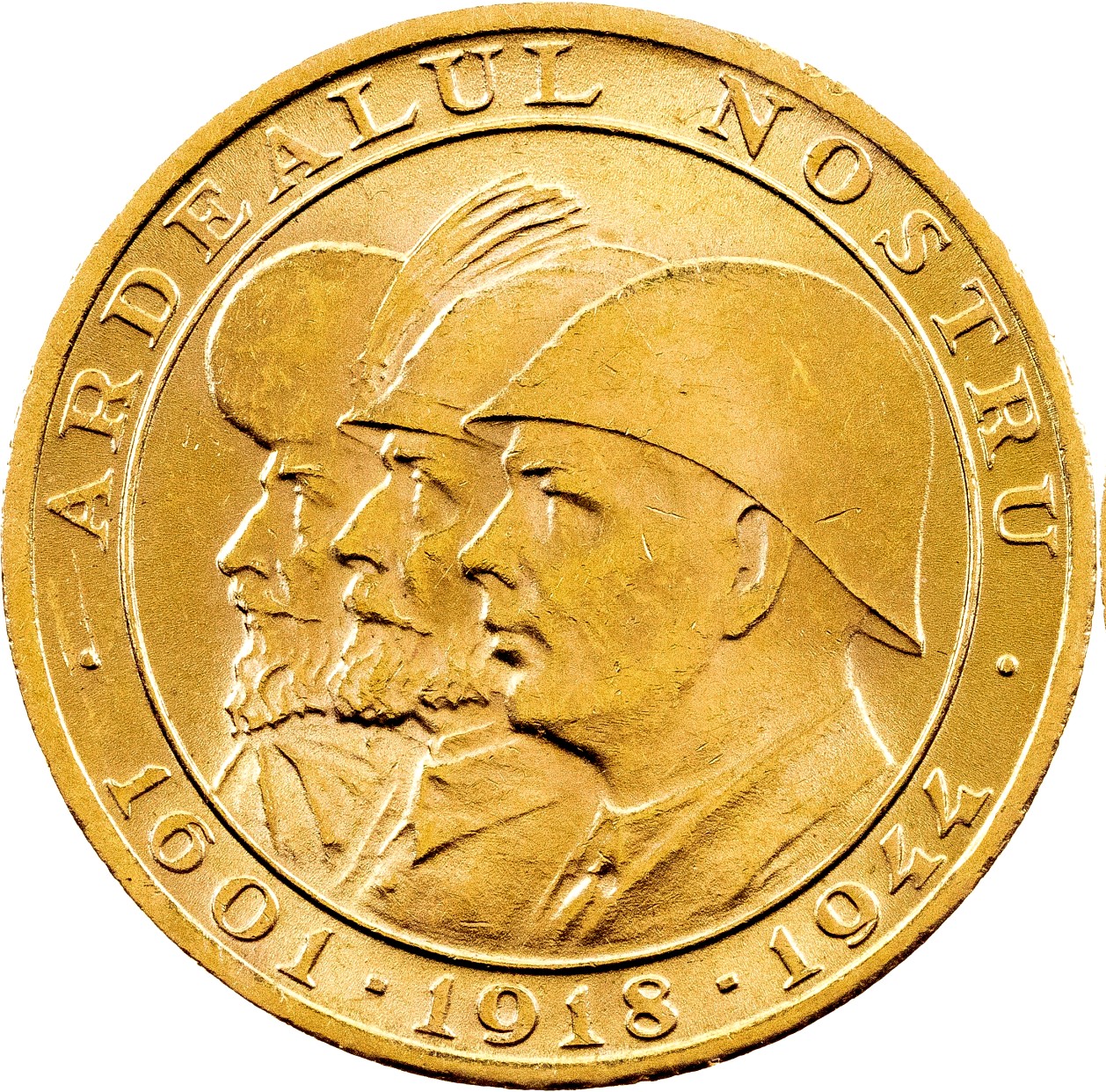 Gold 20 Lei 1944, King Michael I - Last King of Romania - Image 2