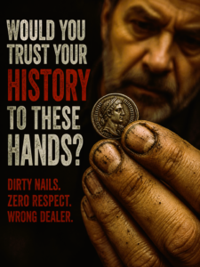 If Your Ancient Coin Dealer Won’t Wear Gloves, Walk Away