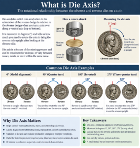 Die Axis Explained: What It Means in Numismatics & Why It Usually Doesn't Affect Coin Grading
