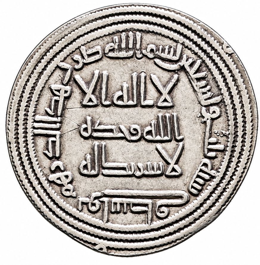 Umayyad Silver Dirham Al-Walid I, Wasit 93 AH | House of Emirates®