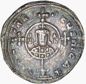 Rare Byzantine silver Miliaresion of John I Tzimisces 969–976 AD Constantinople