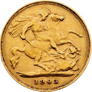 King Edward VII Gold Half Sovereign | London Mint | 1903