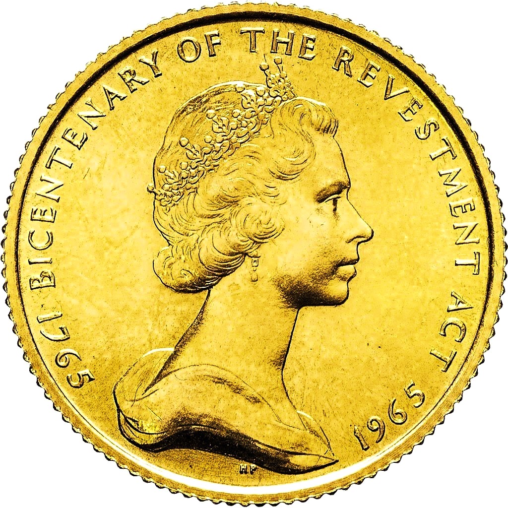 Isle of Man: 1965 Gold Sovereign Queen Elizabeth II – Rare 22ct Gold Coin - Image 2